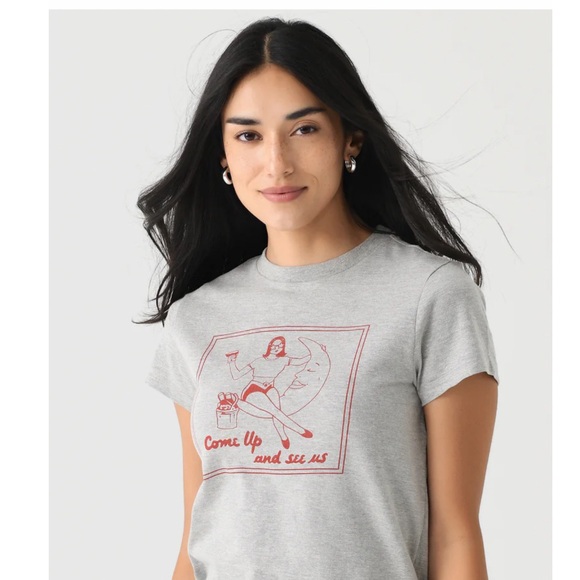 Re/Done Tops - Re/Done Classic “Come Up” Tee Shirt.